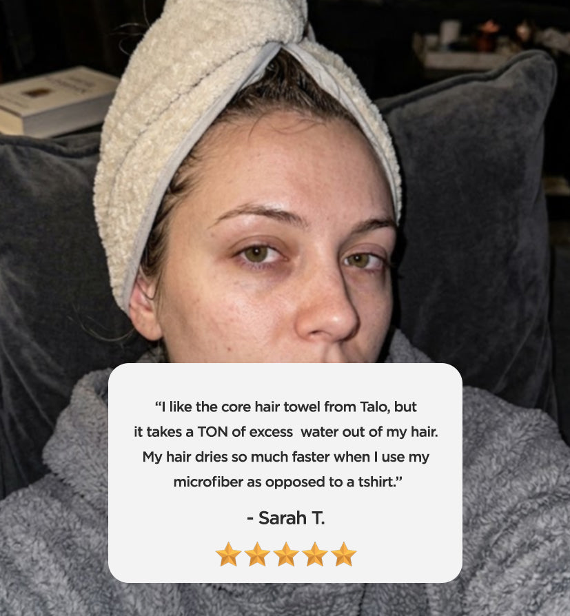 Core Microfiber Hair Towel
